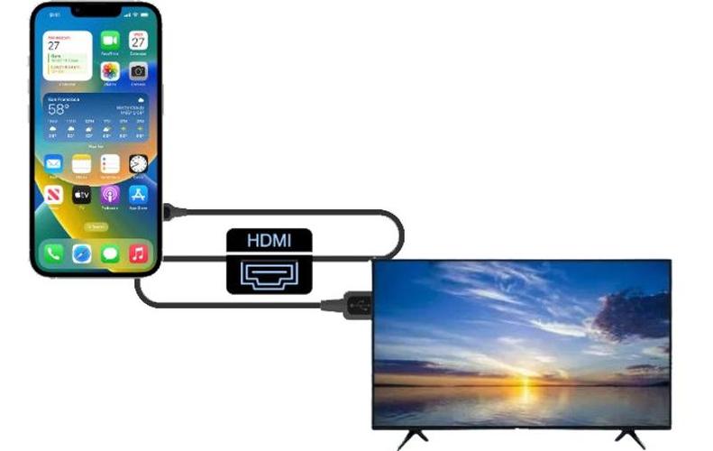 如何使用HDMI将iPhone镜像到三星电视上