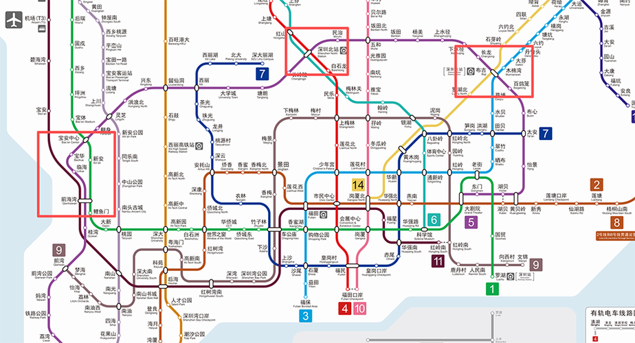 深圳地铁线路图pdf下载