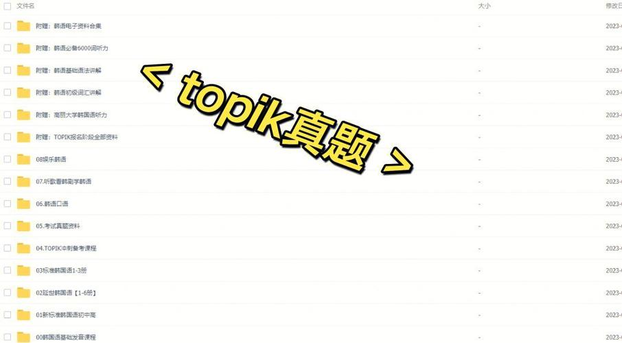 topik听力真题截图3