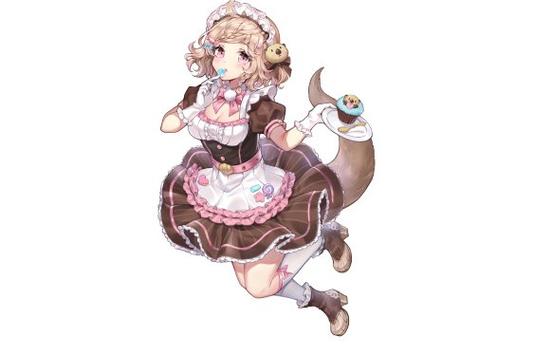 二次元少女变成巧克力