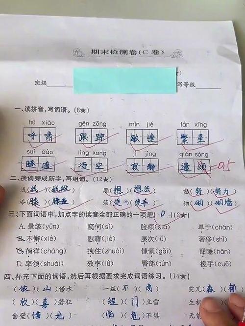 为什么用红笔改卷子