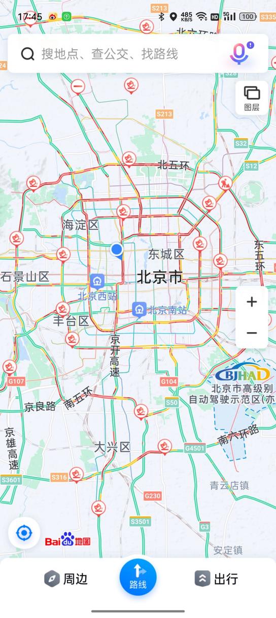 北京交通地图路线