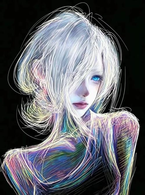线条坏屏壁纸
