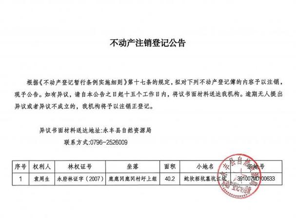 不动产登记状态为注销