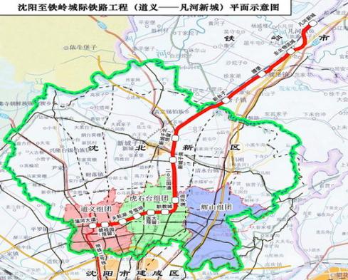 铁岭凡河新区地图全景