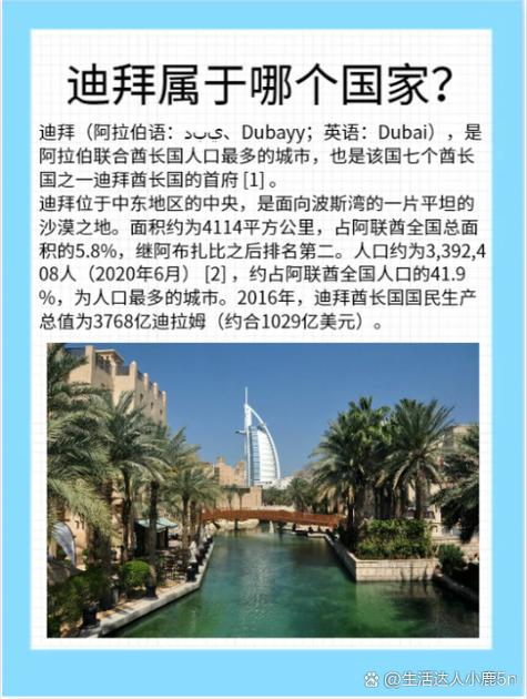 迪拜国家介绍简介