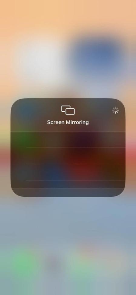 iphone不能屏幕镜像