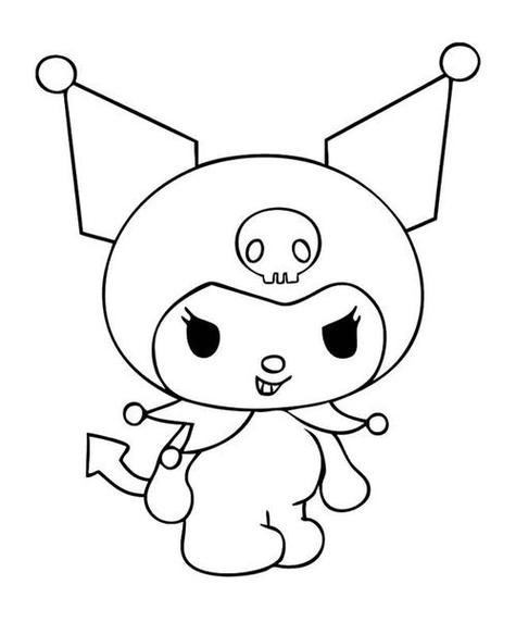 萌系卡通小动物简笔画