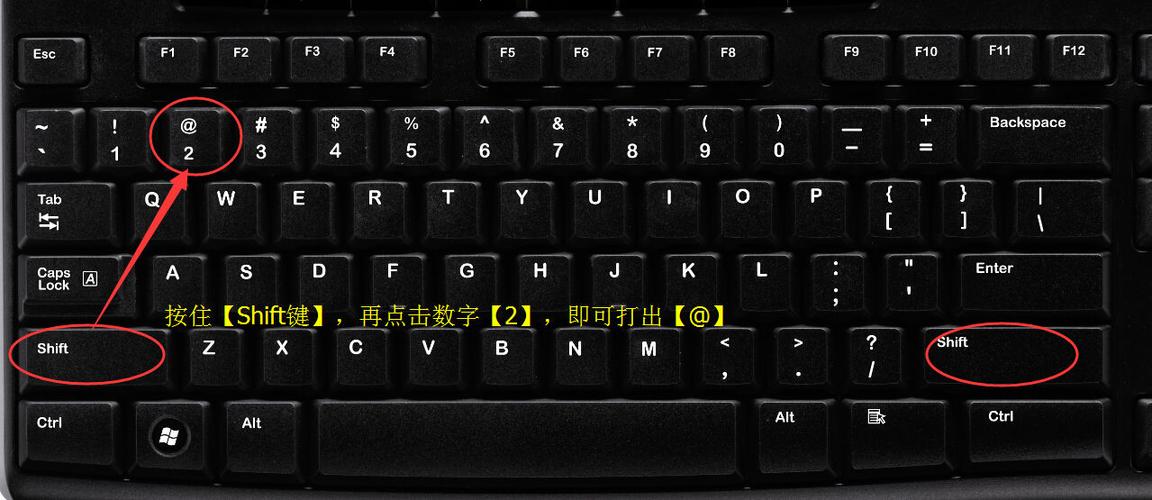 键盘上怎么换符号