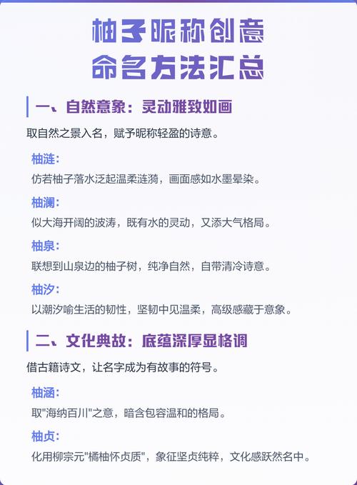 网名叫柚子什么寓意