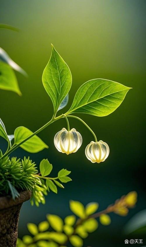 都是绿叶的花叫什么