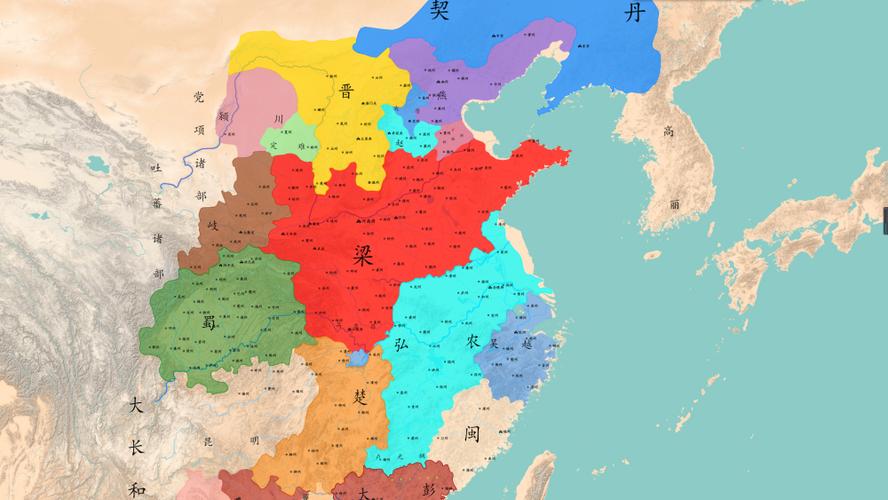五代十国版图变化视频