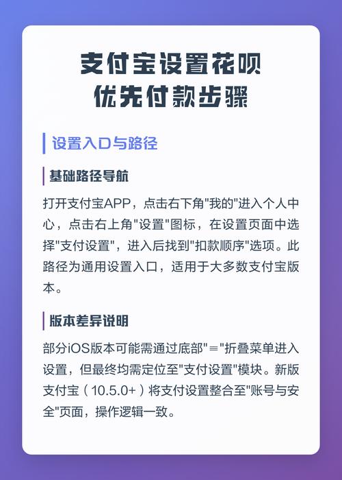 花呗支付顺序设置在哪里