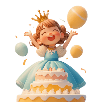 小公主女孩生日