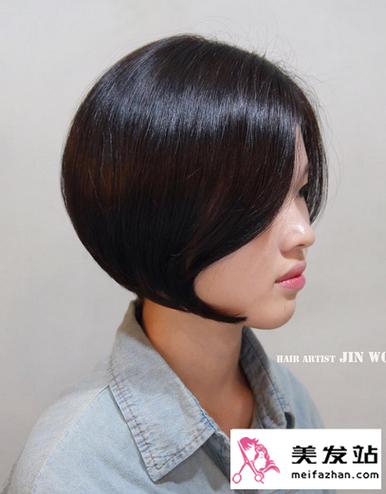 美女剪bob头