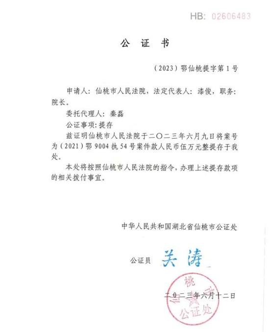 提存公证图标