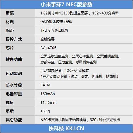 小米手环7+nfc说明书