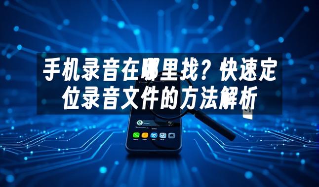 手机可以装定位跟录音吗