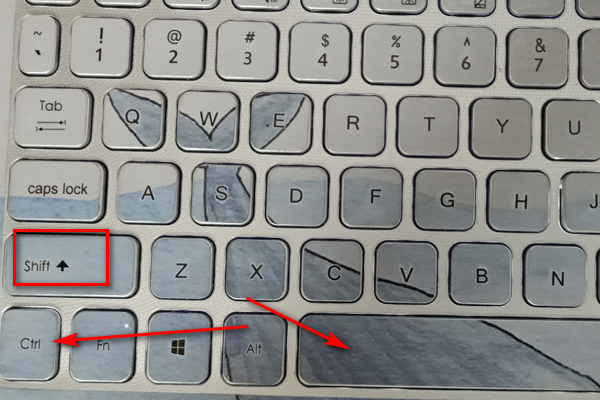ctrl和空格会切换输入法