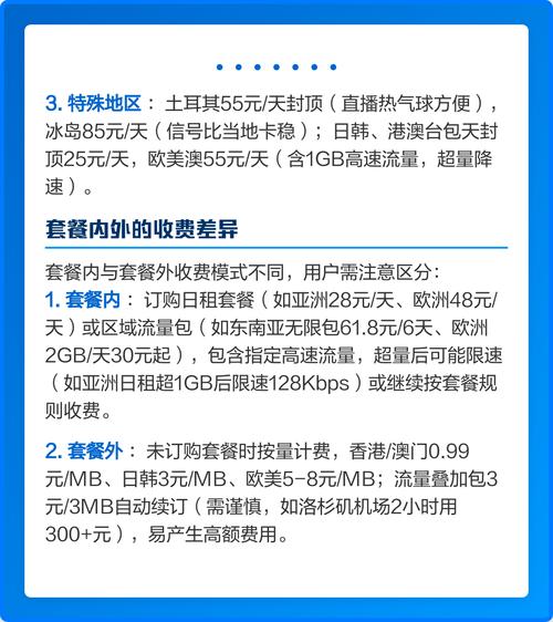 移动国际漫游流量怎么收费