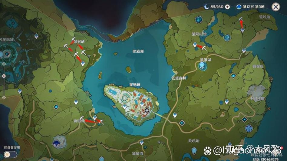 原神地图分布图