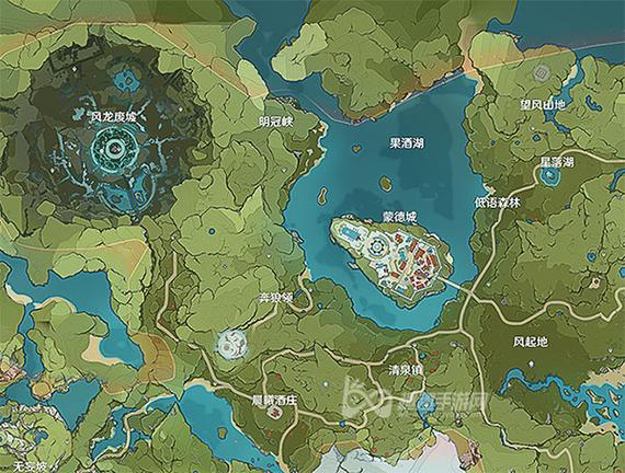 原神全部地图全貌
