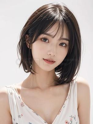 短发美女图片欣赏