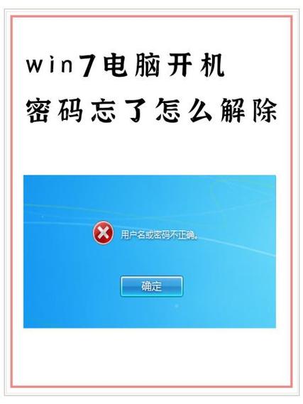 清除开机密码win7