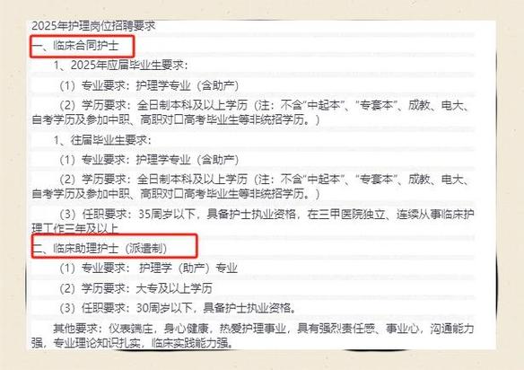 考护士需要什么条件和学历