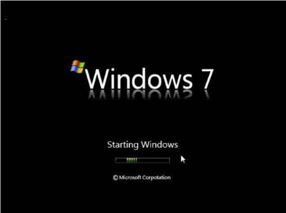重装win7停留在启动界面