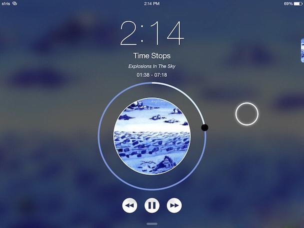 iphone音乐锁屏不显示