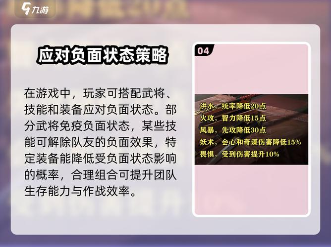 游戏负面状态一览表