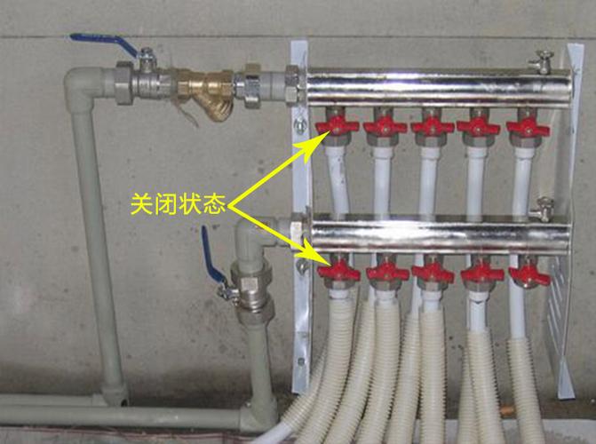 地暖分水器开关示意图