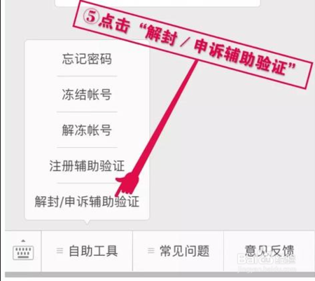 解封申诉辅助验证