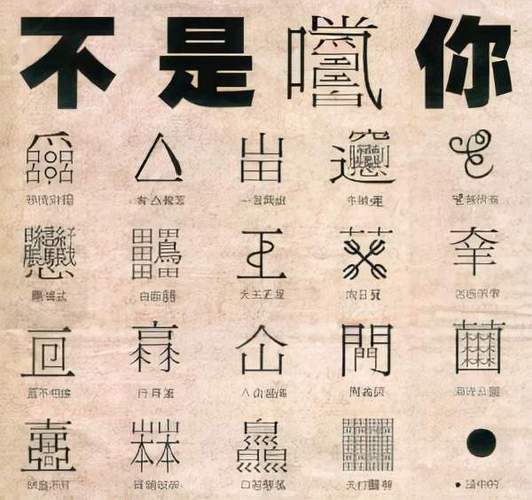 罕见的繁体字截图2