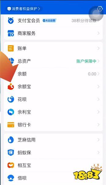 怎样不显示余额宝的钱