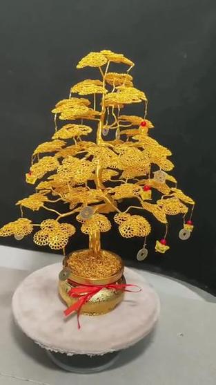 手工摇钱树图片