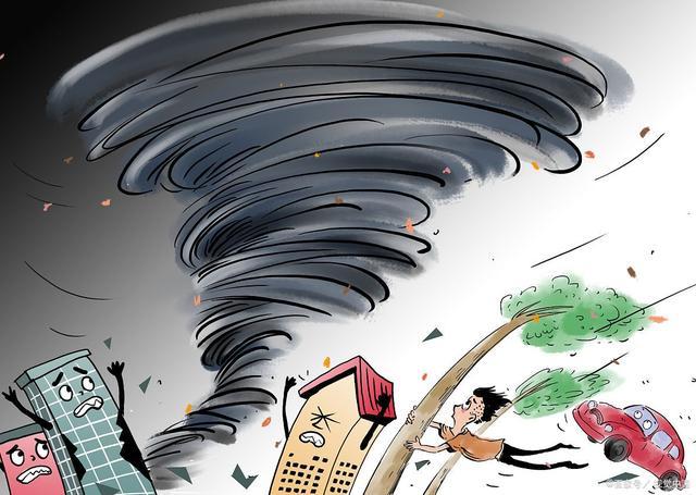 台风漫画图片