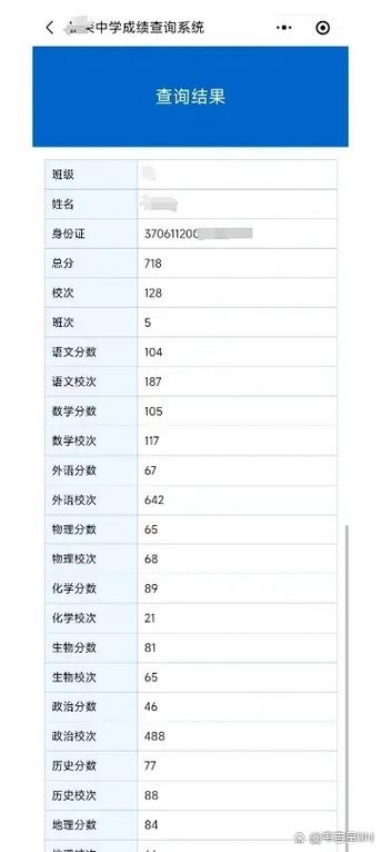 学生考试成绩网