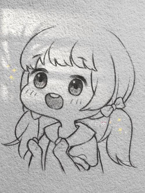 少女画铅笔画