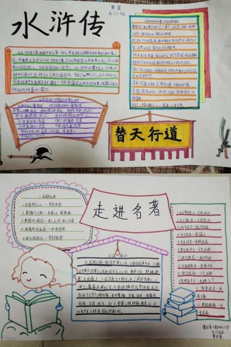 走进名著手抄报图片大全截图3