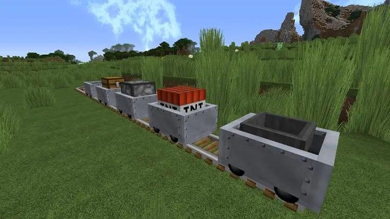 动力矿车怎么连接矿车