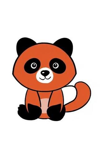 橙色盒小熊猫