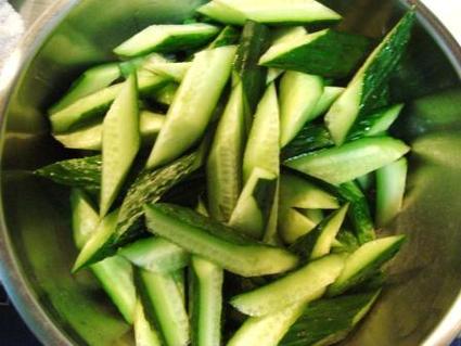 黄瓜菱形块