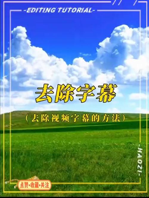 剪映可以去字幕吗