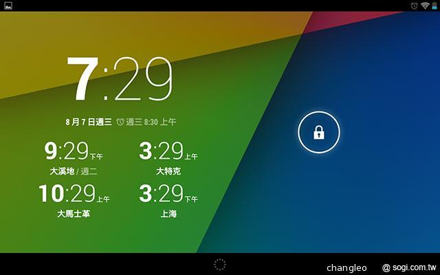 平板怎么显示大时钟