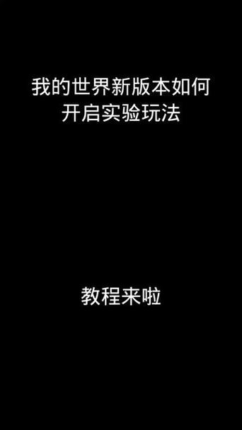网易版我的世界怎么开启实验性玩法截图2