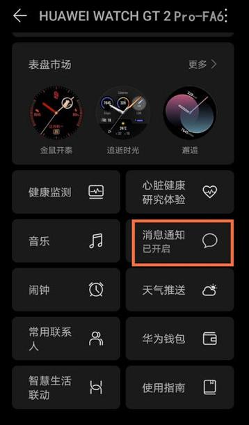 华为手表gt2抬腕亮屏哪里设置