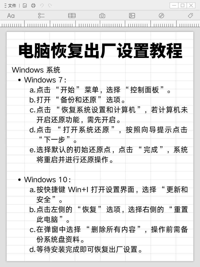 电脑恢复出厂设置好慢
