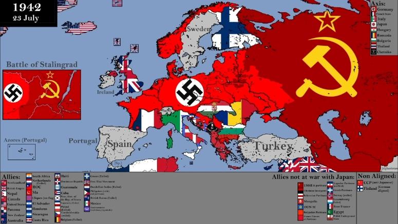 二战全球地图